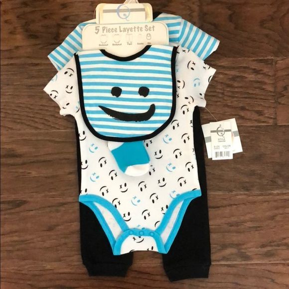 NWT 5 Piece Layette Set - Picture 2 of 6